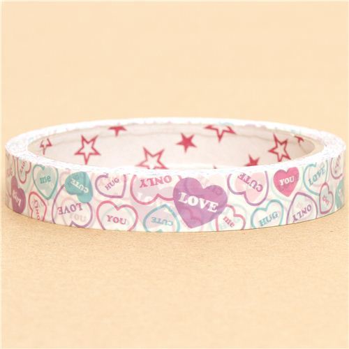cute Heart Deco Tape love hug kawaii cute Heart Deco Tape love hug kawaii