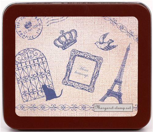 beautiful stamp set Eiffel Tower & crown beautiful stamp set Eiffel Tower & crown