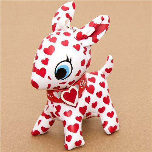 cute big white deer charm hearts cute big white deer charm hearts