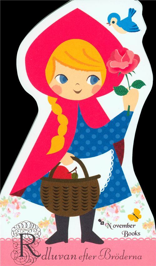 Little Red Riding Hood die-cut memo pad from Japan Little Red Riding Hood die-cut memo pad from Japan
