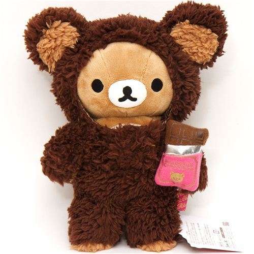Rilakkuma plush toy brown bear chocolate suit Rilakkuma plush toy brown bear chocolate suit