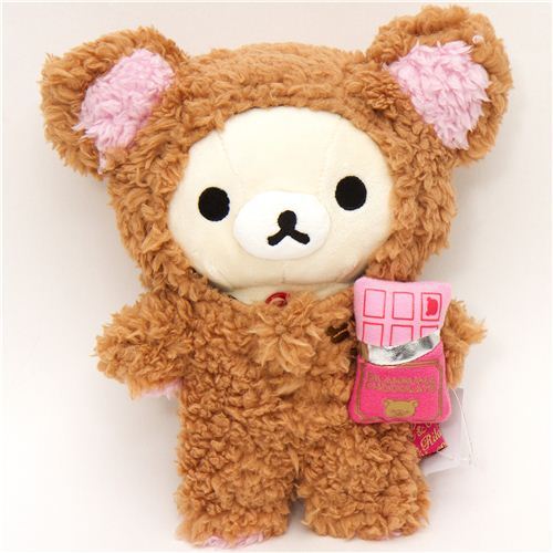 Rilakkuma plush toy white bear chocolate suit Rilakkuma plush toy white bear chocolate suit