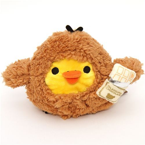Rilakkuma plush toy yellow chick chocolate suit Rilakkuma plush toy yellow chick chocolate suit