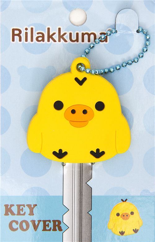 yellow Kiiroitori chick key cover charm