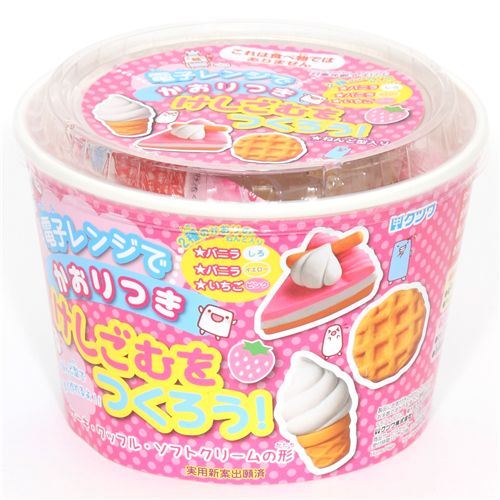 cute DIY eraser making kit Sweets from Japan cute DIY eraser making kit Sweets from Japan