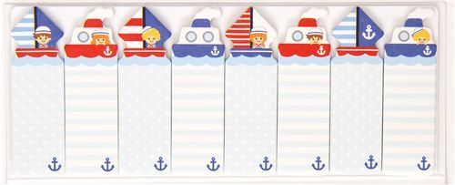 cute bookmark stickers boat sailing ship Post-it cute bookmark stickers boat sailing ship Post-it