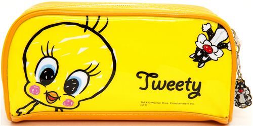 yellow pencil case Tweety & Sylvester from Japan yellow pencil case Tweety & Sylvester from Japan