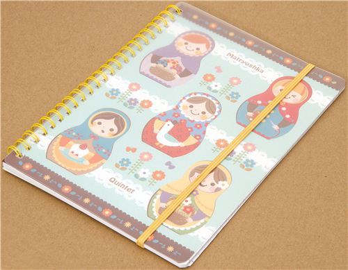 matryoshka ring binder notebook from Japan matryoshka ring binder notebook from Japan