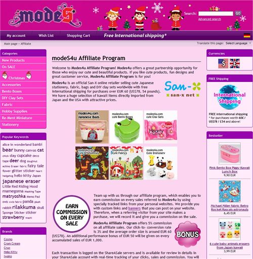 our new affiliate program has started