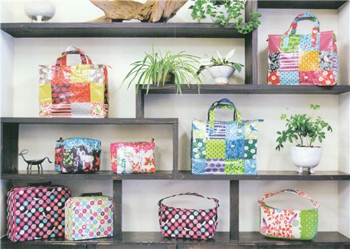 here you also see some bags made of Echino laminates (the top ones)