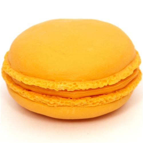 orange macaroon eraser French Pastry from Japan