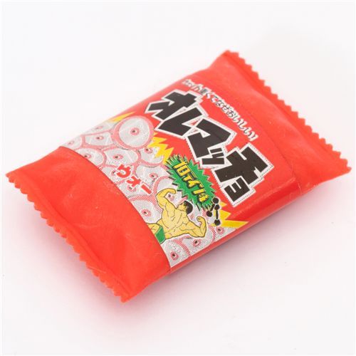 red mini snack eraser from Japan by Iwako red mini snack eraser from Japan by Iwako
