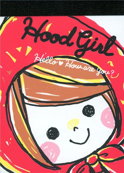 cute mini Memo Pad Little Red Ridinghood kawaii cute mini Memo Pad Little Red Ridinghood kawaii