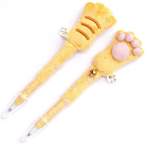 Kutusita Nyanko cat plush ballpoint pen cat paw Kutusita Nyanko cat plush ballpoint pen cat paw
