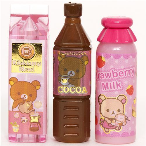 cute Rilakkuma bear pencil cap by San-X bottle cute Rilakkuma bear pencil cap by San-X bottle