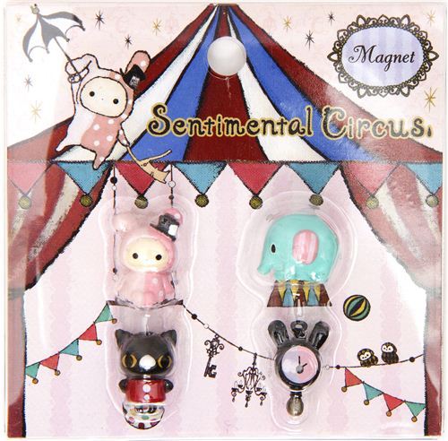 kawaii Sentimental Circus magnets by San-X kawaii Sentimental Circus magnets by San-X