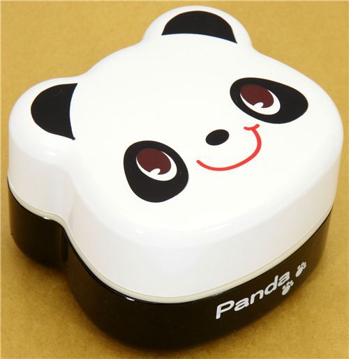 white Panda Bento Box lacquer lunch box Prime Nakamura