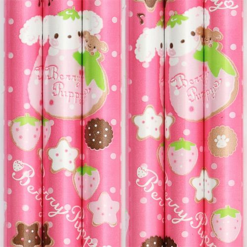 pink Berry Puppy San-X pencil poodle with cookies pink Berry Puppy San-X pencil poodle with cookies