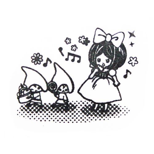 cute Snow-white stamp dwarfs kawaii Japan cute Snow-white stamp dwarfs kawaii Japan
