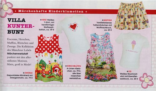 Our fabrics in German InStyle magazine