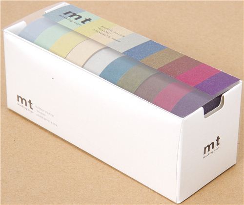 mt Washi Masking Tape deco tape set 10pcs dull colours mt Washi Masking Tape deco tape set 10pcs dull colours