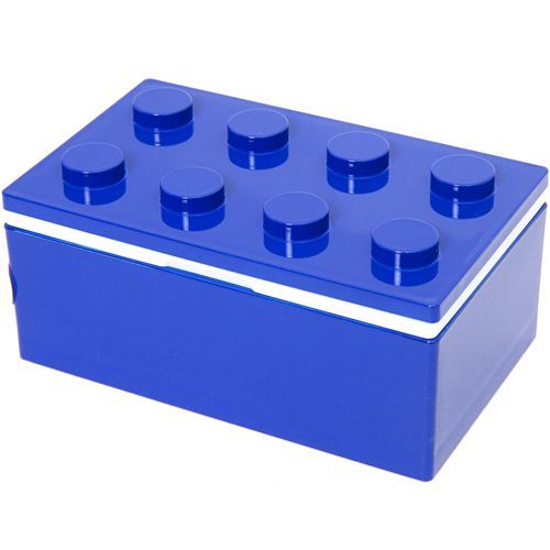 funny stackable blue building block Bento Box Japan funny stackable blue building block Bento Box Japan