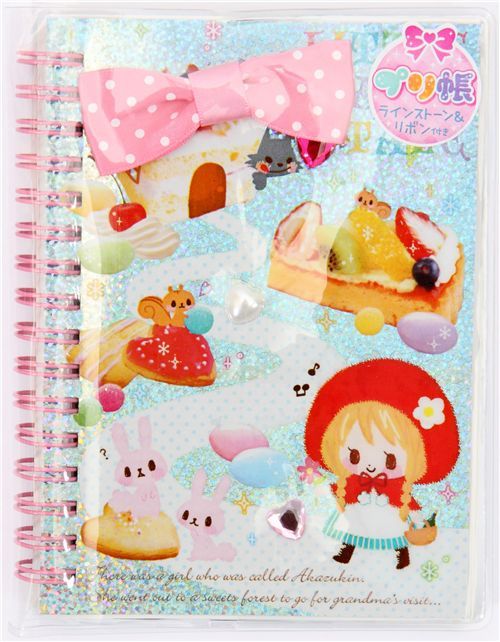 Little Red Riding Hood glitter sticker album with cake Little Red Riding Hood glitter sticker album with cake