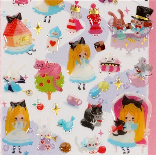 cute Alice in Wonderland sticker Fairy Tale World cute Alice in Wonderland sticker Fairy Tale World