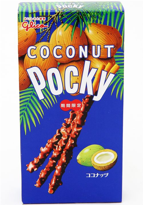 Pocky coconut chocolate sticks
