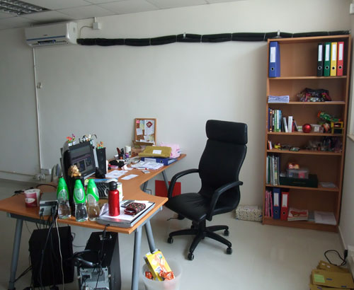 this is my table where I work