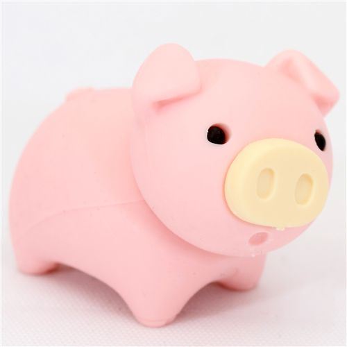 cute piggy Japanese eraser from Iwako