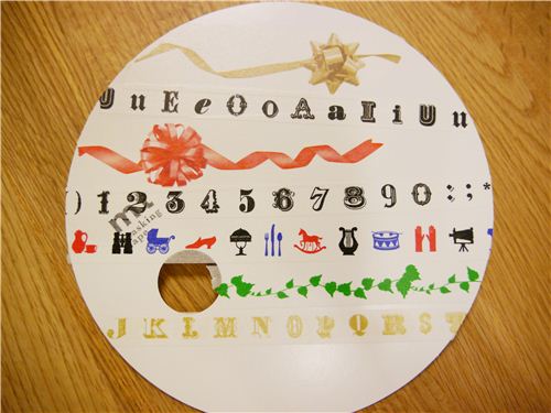 Very handy to have - letters, numbers, ribbons