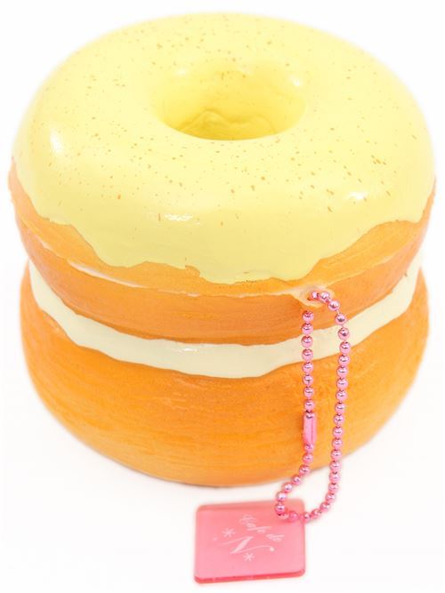 scented lemon croissant donut squishy by Cafe de N
