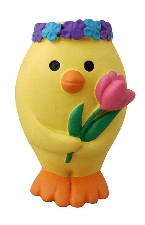 chick with flower figurine from Japan