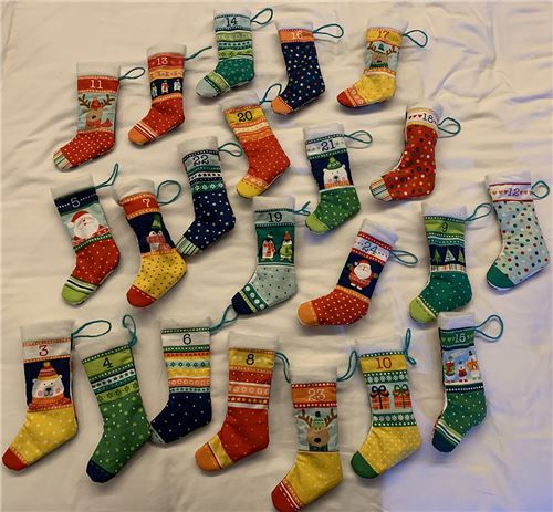 Check out how cute and colorful these stockings are!