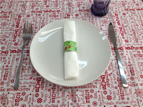 Christmas DIY: Super easy Washi Christmas Napkin Rings 