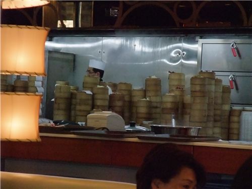 you can watch them preparing the dishes