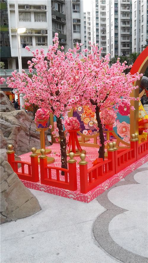 We love these cherry blossom trees!