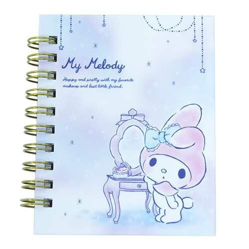 cute My Melody tiny star mini ring binder notebook