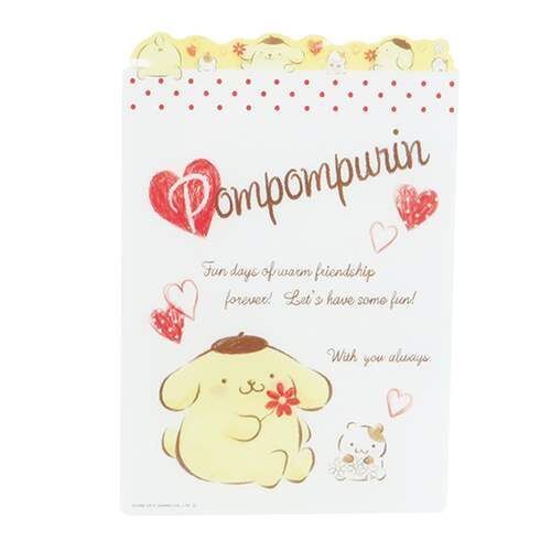 cute Pompompurin dot heart desk pad writing mat 