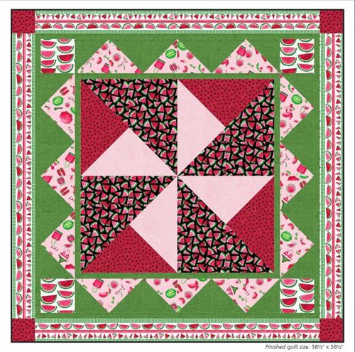 What a fun and kawaii quilt design!