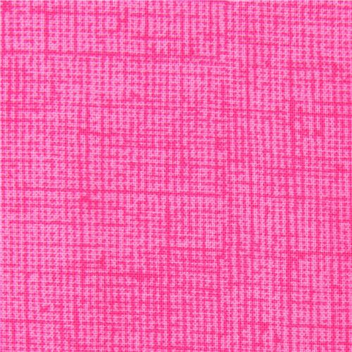 Timeless Treasures mini grid design hot pink fabric