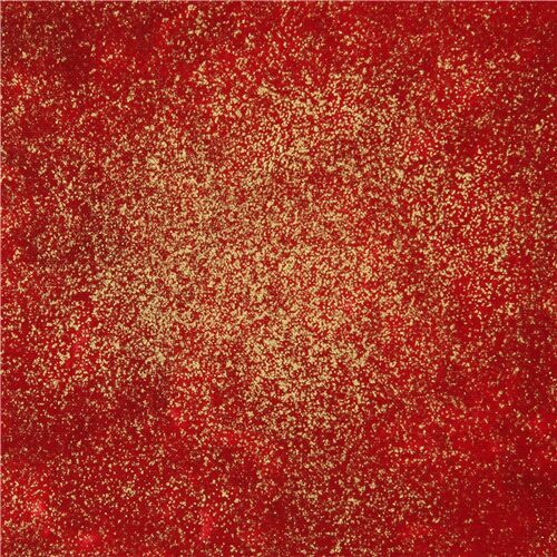 shimmery red metallic gold Timeless Treasures fabric