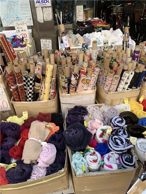 So many fabrics to choose from!