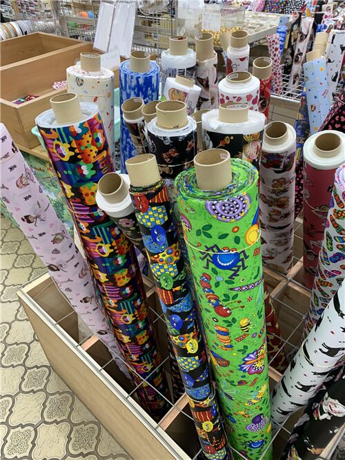 More lovely rolls of colorful and varied designs