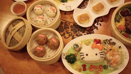 You can choose of a big variety of cute dishes.  picture from L.A. Times online 