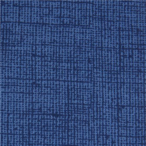 dark blue Timeless Treasures mini grid design fabric