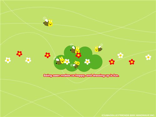 flowers and bees from usacolle.com