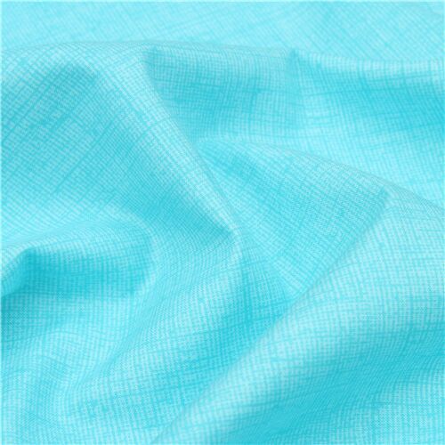 turquoise fabric by Timeless Treasures with mini grid design