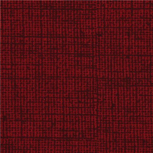 Timeless Treasures wine red mini grid design fabric